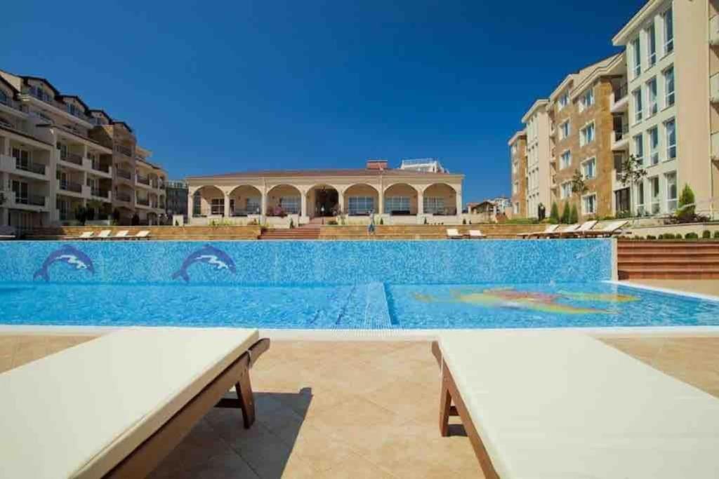 Studio E32 Atia Resort Chernomoretz Tjernomorets Exteriör bild