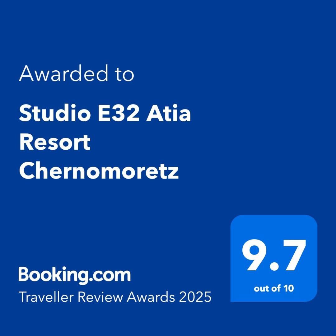 Studio E32 Atia Resort Chernomoretz Tjernomorets Exteriör bild